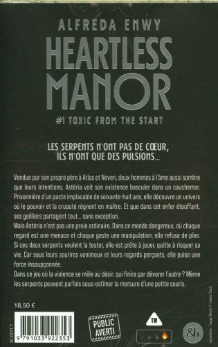 Produktbild: Heartless manor. Tome 1
