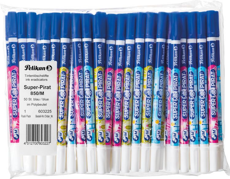 Produktbild: PELIKAN Tintenl&ouml;scher Super Pirat&reg;, Spitze breit Packung zu 50 St&uuml;ck