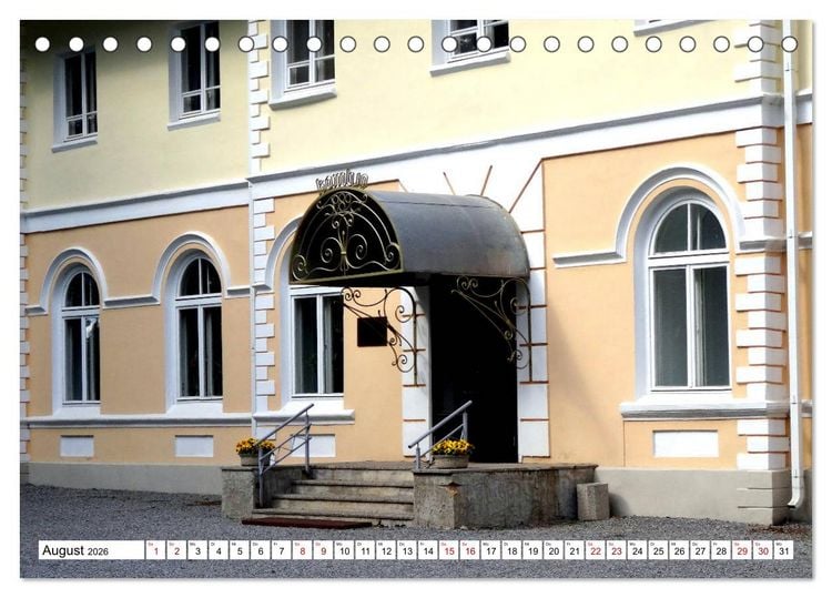 Produktbild: Perlen des Baltikums - Herrenh&auml;user in Estland und Lettland (Tischkalender 2026 DIN A5 quer), CALVENDO Monatskalender