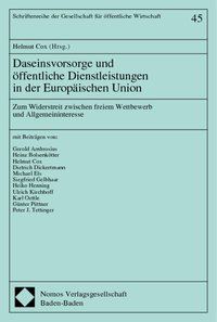 Produktbild: Daseinsvorsorge und &ouml;ffentliche Dienstleistungen in der Europ&auml;ischen Union