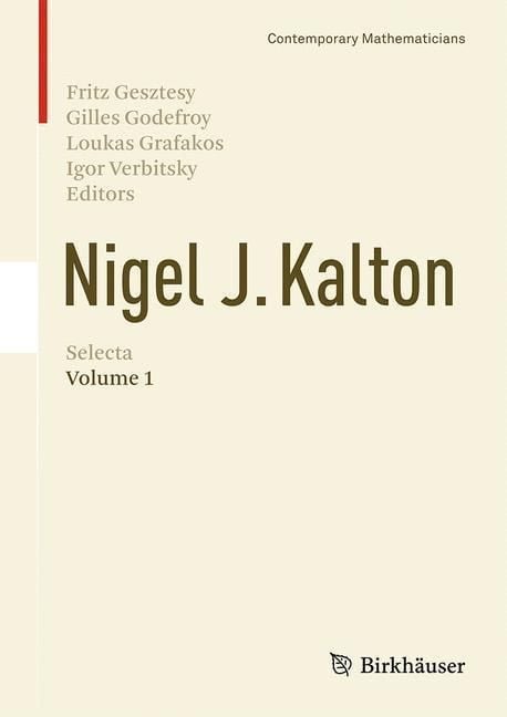 Produktbild: Nigel J. Kalton Selecta