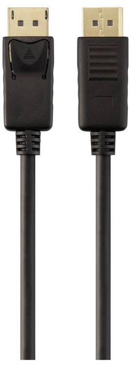 Produktbild: Renkforce DisplayPort Anschlusskabel DisplayPort Stecker, DisplayPort Stecker 1.00 m Schwarz RF-6830472 4K UHD DisplayPort-Kabel