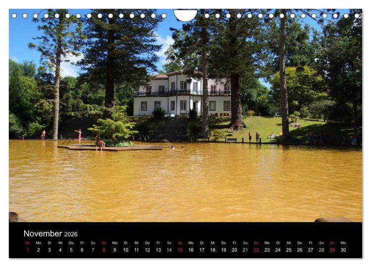 Produktbild: Azoren - Ein Naturerlebnis (Wandkalender 2026 DIN A4 quer), CALVENDO Monatskalender