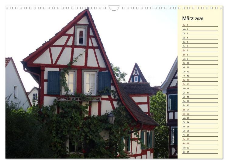 Produktbild: Unterwegs in Schorndorf (Wandkalender 2026 DIN A3 quer), CALVENDO Monatskalender