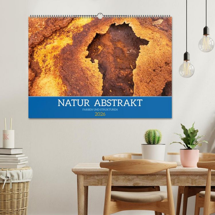 Produktbild: Natur abstrakt Farben und Strukturen (Wandkalender 2026 DIN A2 quer), CALVENDO Monatskalender