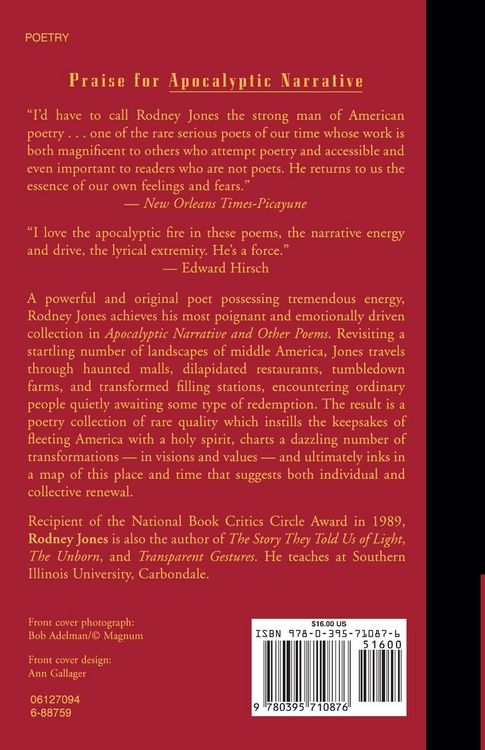 Produktbild: Apocalyptic Narrative and Other Poems