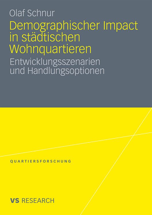Produktbild: Demographischer Impact in st&auml;dtischen Wohnquartieren