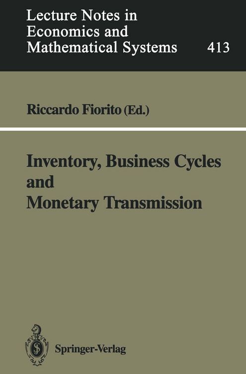 Produktbild: Inventory, Business Cycles and Monetary Transmission