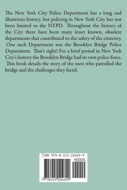 Produktbild: The Brooklyn Bridge Police Department