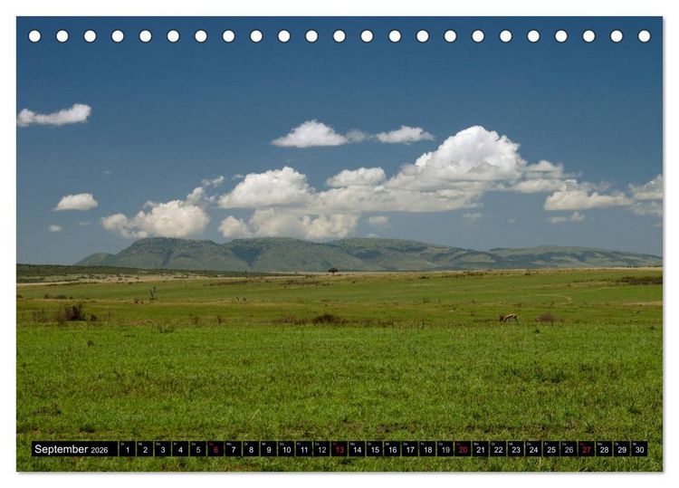Produktbild: Kenia einmal anders (Tischkalender 2026 DIN A5 quer), CALVENDO Monatskalender