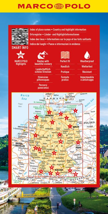 Produktbild: MARCO POLO Reisekarte Deutschland 1:800.000