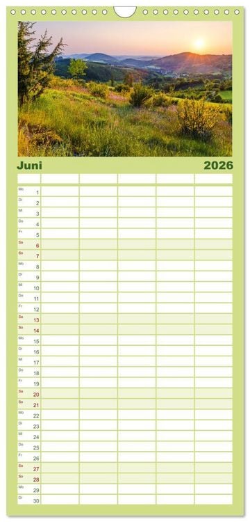 Produktbild: Familienplaner 2026 - Westfeld-Ohlenbach im Wechsel der Jahreszeiten mit 5 Spalten (Wandkalender, 21 x 45 cm) CALVENDO
