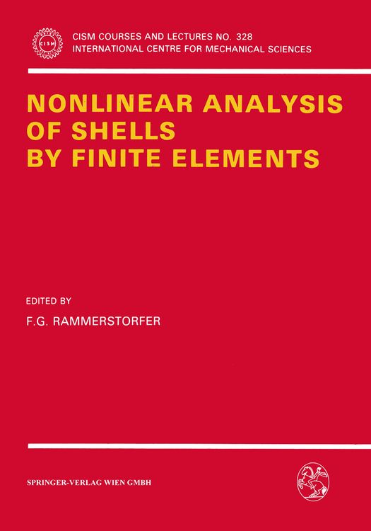 Produktbild: Nonlinear Analysis of Shells by Finite Elements