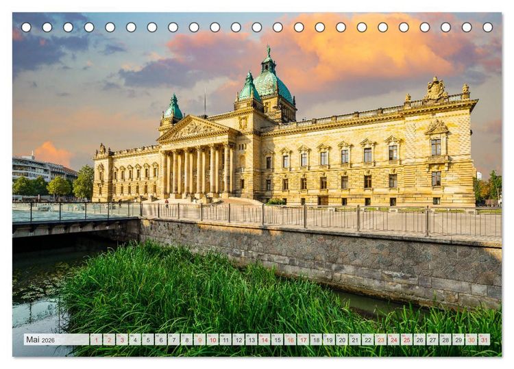 Produktbild: Leipzig Impressionen (Tischkalender 2026 DIN A5 quer), CALVENDO Monatskalender