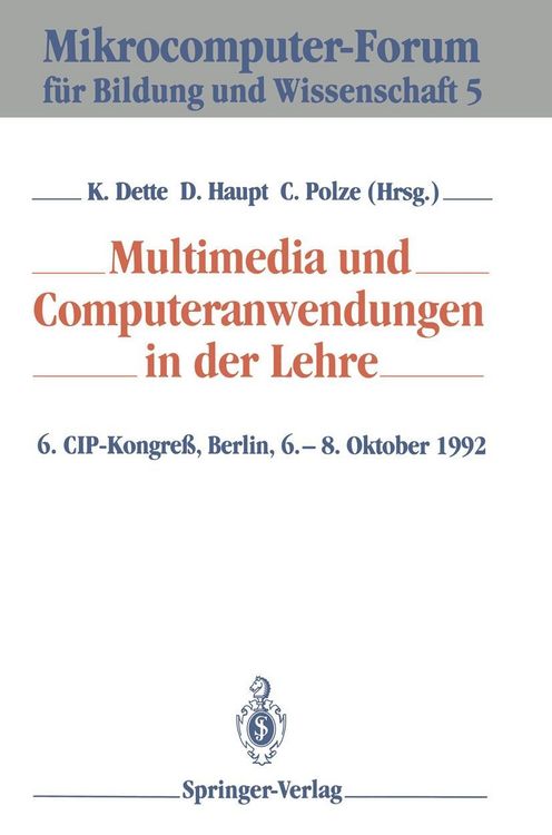 Produktbild: Multimedia und Computeranwendungen in der Lehre