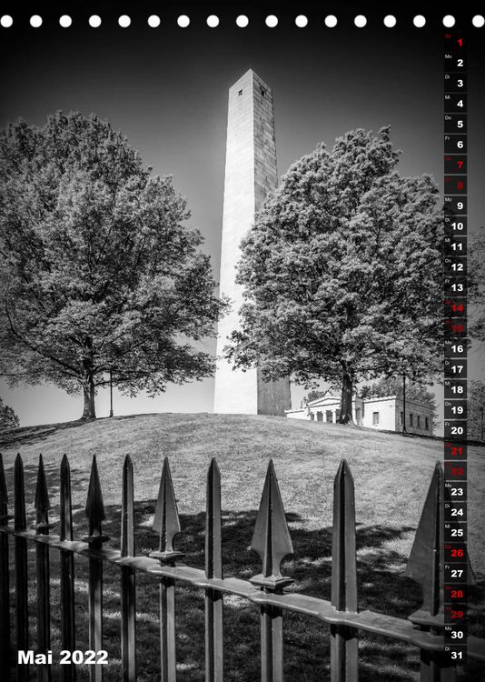 Produktbild: BOSTON Monochrome Impressionen (Tischkalender 2022 DIN A5 hoch)
