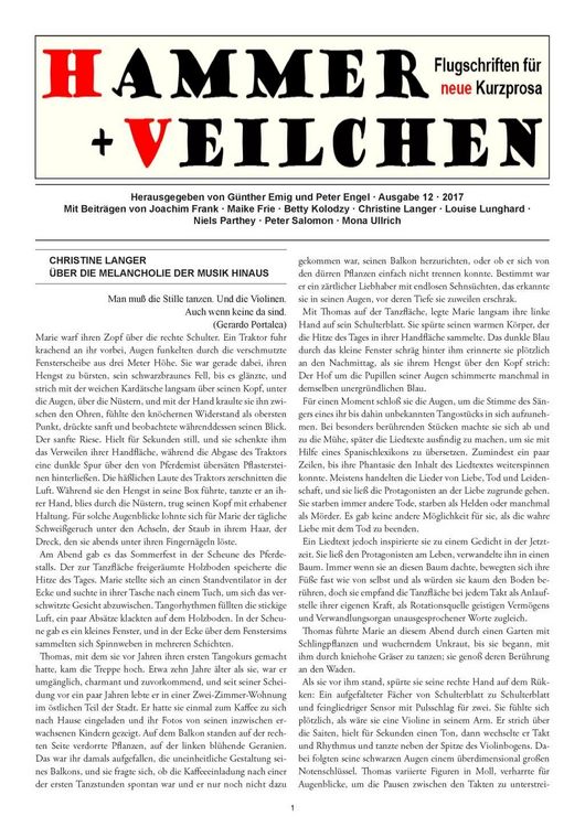 Produktbild: Hammer + Veilchen Nr. 12
