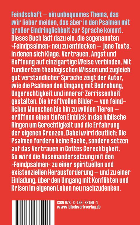 Produktbild: Der Feind in meinem Psalm