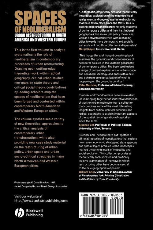 Produktbild: Spaces of Neoliberalism