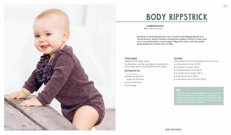 Produktbild: Hej. Minimode &ndash; Kleidung n&auml;hen f&uuml;r Babys und Kleinkinder