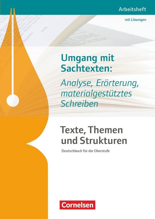 Produktbild: Texte, Themen und Strukturen. Umgang mit Sachtexten: Analyse, Erörterung, materialgestütztes Schreiben
