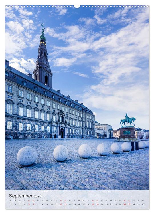 Produktbild: KOPENHAGEN Idylle und Historie (Wandkalender 2026 DIN A2 hoch), CALVENDO Monatskalender