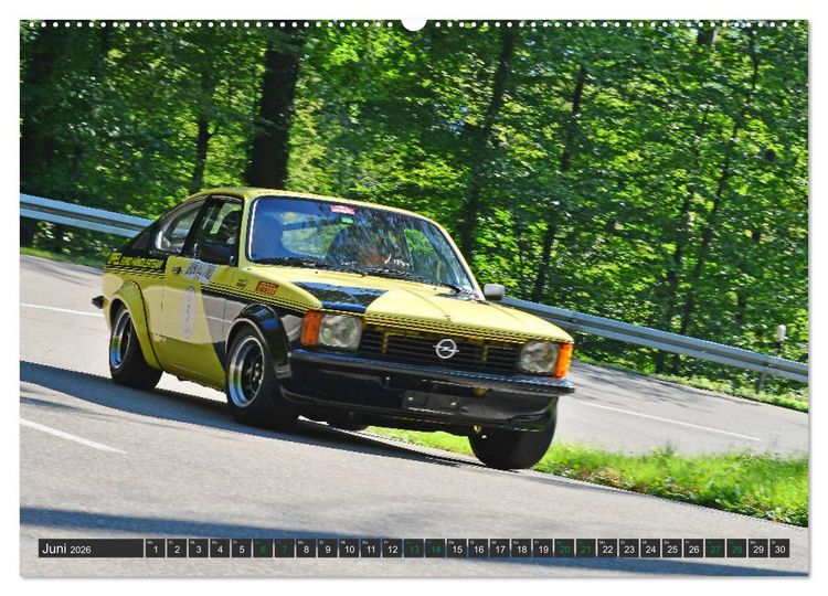 Produktbild: OLDTIMER BERGRENNEN - OPEL AM START (hochwertiger Premium Wandkalender 2026 DIN A2 quer), Kunstdruck in Hochglanz