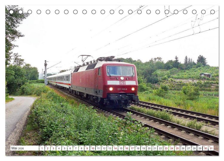 Produktbild: Die Baureihe 120 der Deutschen Bahn (Tischkalender 2026 DIN A5 quer), CALVENDO Monatskalender