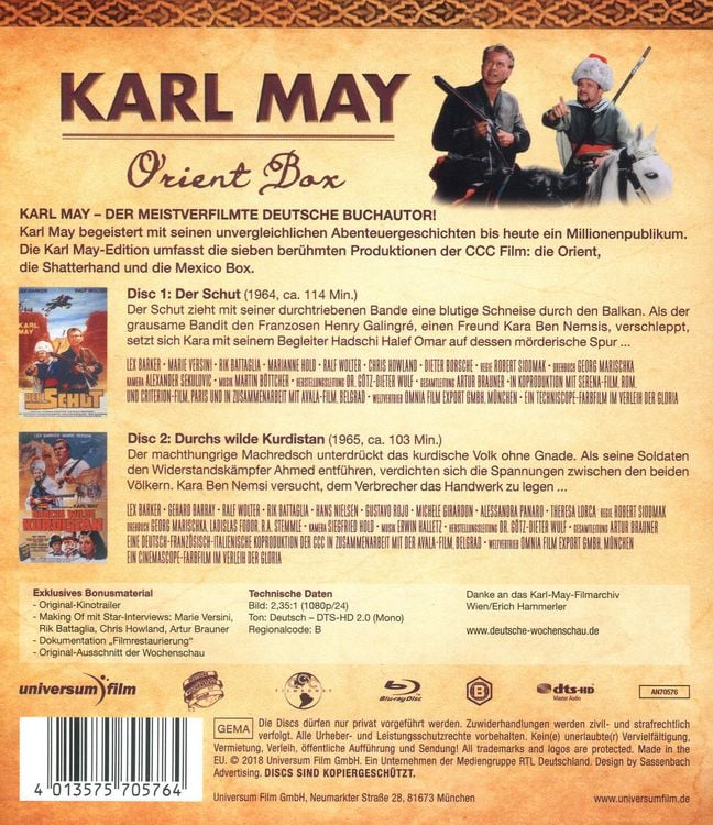 Produktbild: Karl May Orient Box [2 BRs]