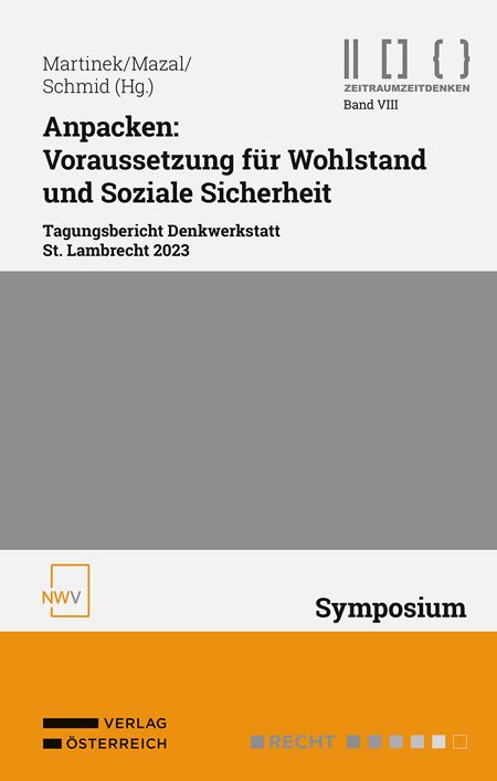 Produktbild: Anpacken: Voraussetzung f&uuml;r Wohlstand und Soziale Sicherheit