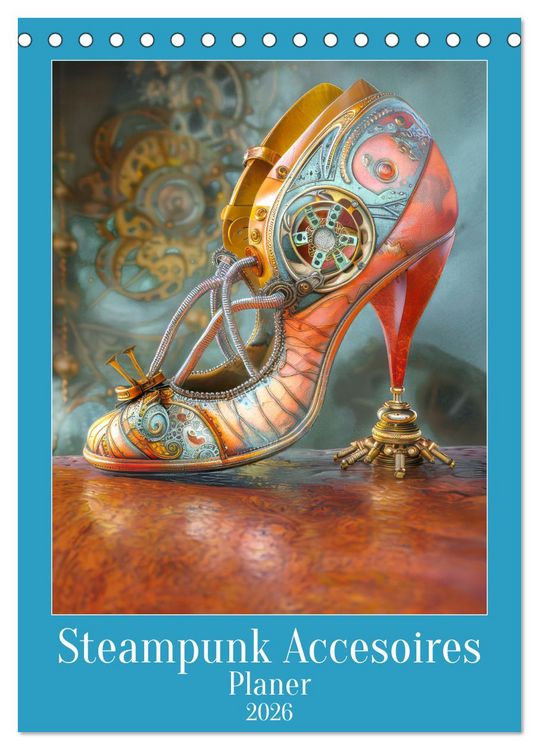 Produktbild: Steampunk Accesoires - Planer (Tischkalender 2026 DIN A5 hoch), CALVENDO Monatskalender