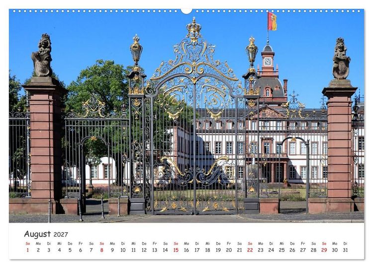 Produktbild: Hanau Kurpark und Kesselstadt (Wandkalender 2027 DIN A2 quer), CALVENDO Monatskalender