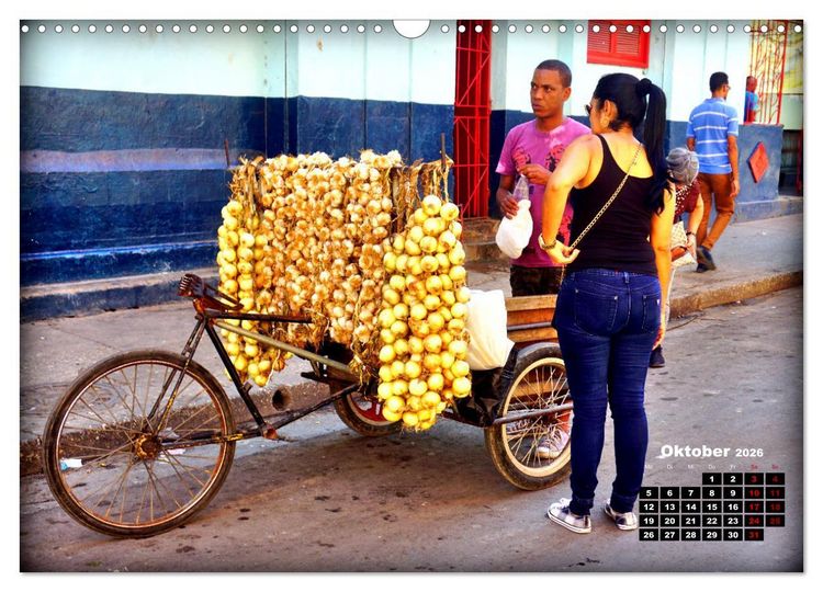 Produktbild: Fahrrad-H&auml;ndler - Handel und Wandel in Havanna (Wandkalender 2026 DIN A3 quer), CALVENDO Monatskalender