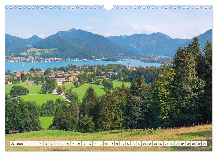 Produktbild: Es is so schee am Tegernsee (Wandkalender 2026 DIN A3 quer), CALVENDO Monatskalender