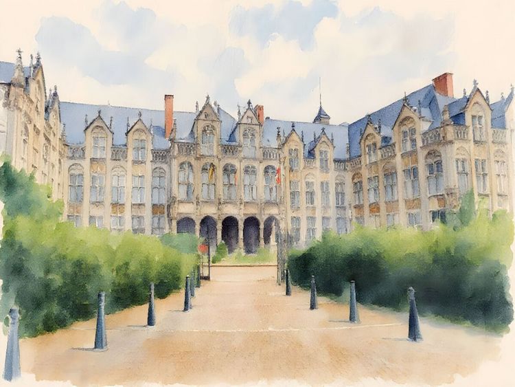 Produktbild: CALVENDO Puzzle F&uuml;rstbisch&ouml;flicher Palast | 1000 Teile Lege-Gr&ouml;&szlig;e 64x48cm Foto-Puzzle f&uuml;r gl&uuml;ckliche Stunden