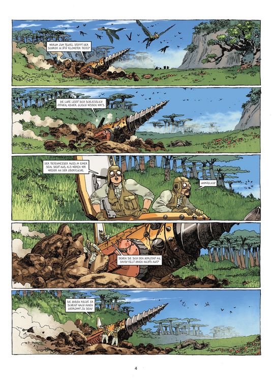 Produktbild: Am Mittelpunkt der Erde (Graphic Novel)