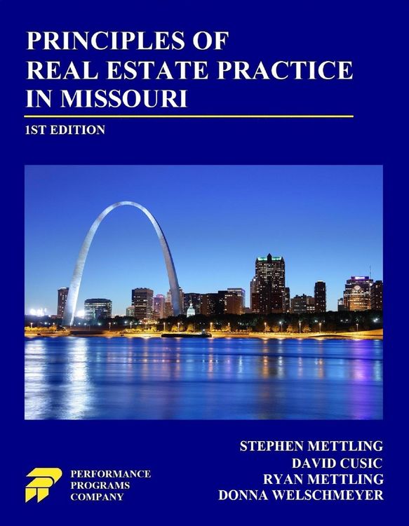 Produktbild: Principles of Real Estate Practice in Missouri: 1st Edition