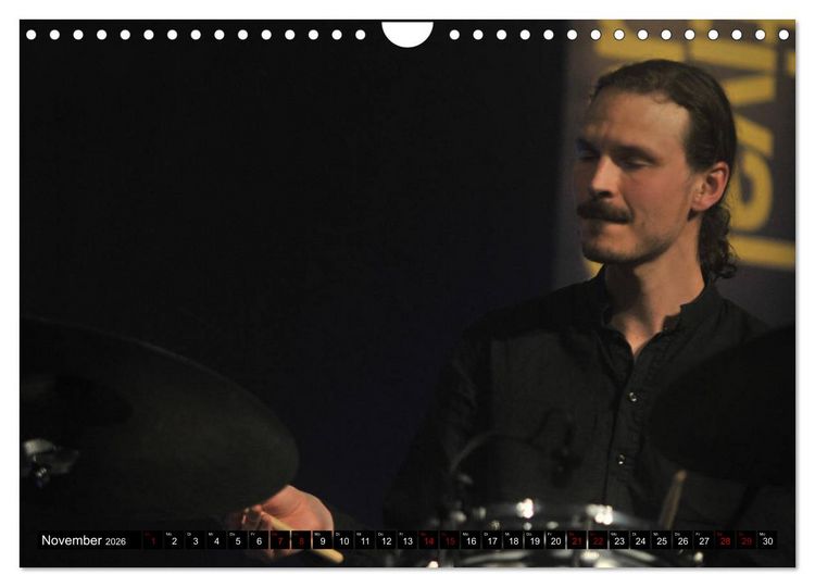 Produktbild: Jazz 2026 (Wandkalender 2026 DIN A4 quer), CALVENDO Monatskalender
