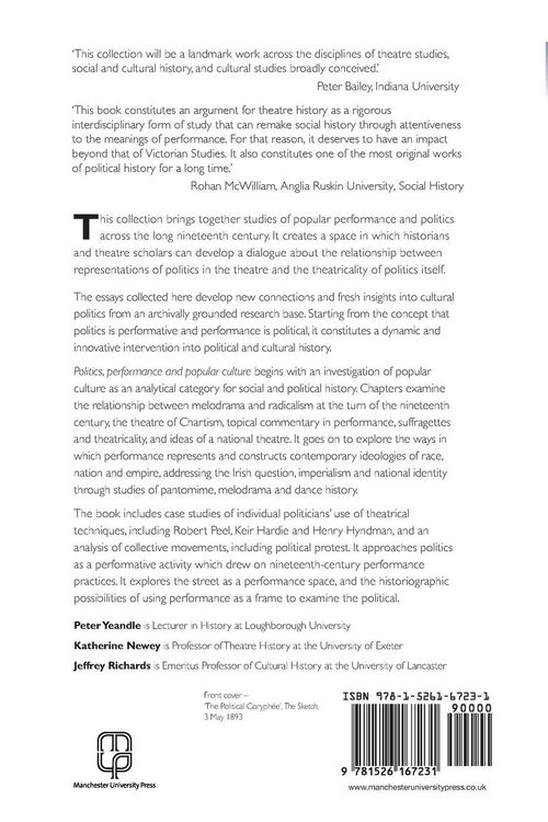 Produktbild: Politics, performance and popular culture