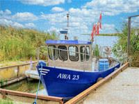 Produktbild: CALVENDO Puzzle Fischerboot | 1000 Teile Lege-Gr&ouml;&szlig;e 64x48cm Foto-Puzzle f&uuml;r gl&uuml;ckliche Stunden