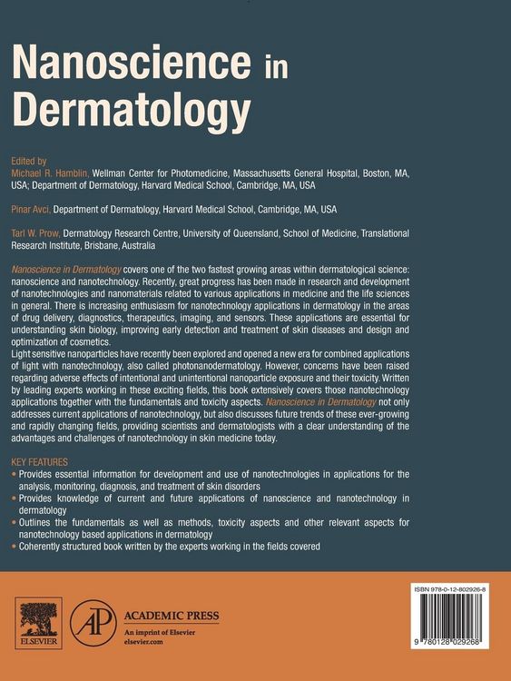 Produktbild: Nanoscience in Dermatology