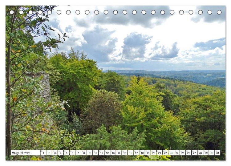 Produktbild: Wandererlebnisse in der Fr&auml;nkischen Schweiz (Tischkalender 2026 DIN A5 quer), CALVENDO Monatskalender
