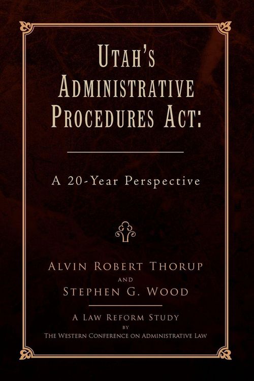 Produktbild: Utah's Administrative Procedures ACT