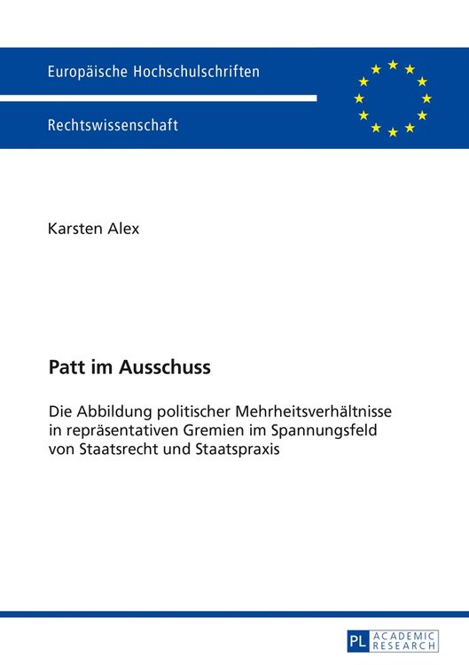 Produktbild: Patt im Ausschuss