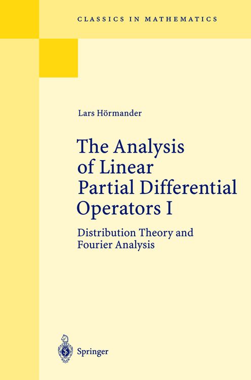 Produktbild: The Analysis of Linear Partial Differential Operators I