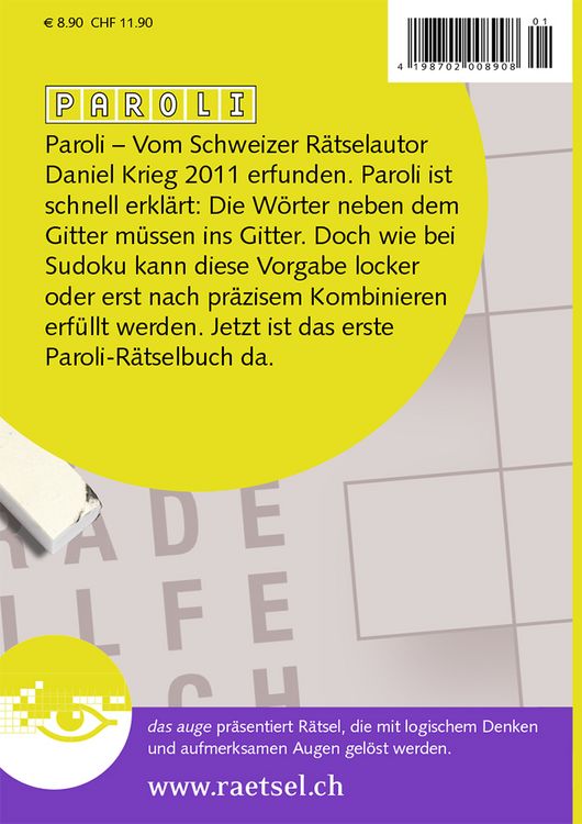 Produktbild: R&auml;tselbuch Paroli 01