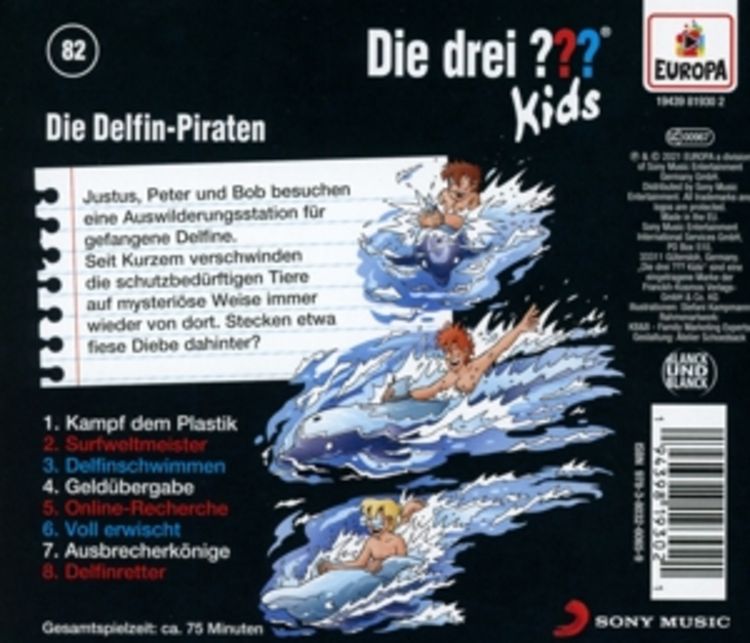 Die drei ??? Kids 82. Delfin-Piraten