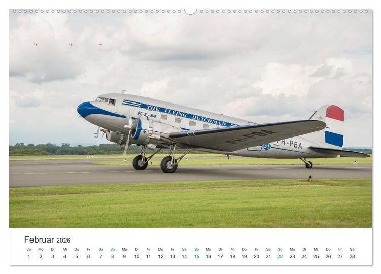 Produktbild: AVIATION CLASSICS seen by custompix.de (Wandkalender 2026 DIN A2 quer), CALVENDO Monatskalender