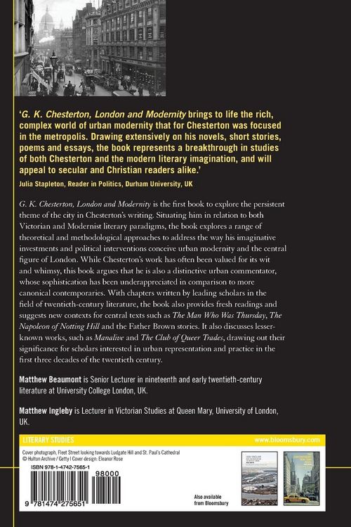 Produktbild: G.K. Chesterton, London and Modernity