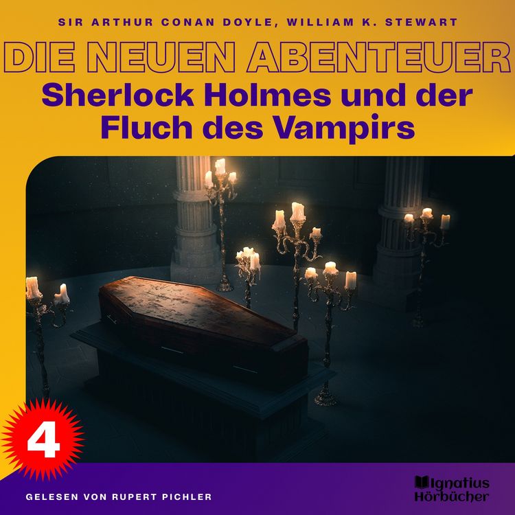 Produktbild: Sherlock Holmes und der Fluch des Vampirs (Die neuen Abenteuer, Folge 4)